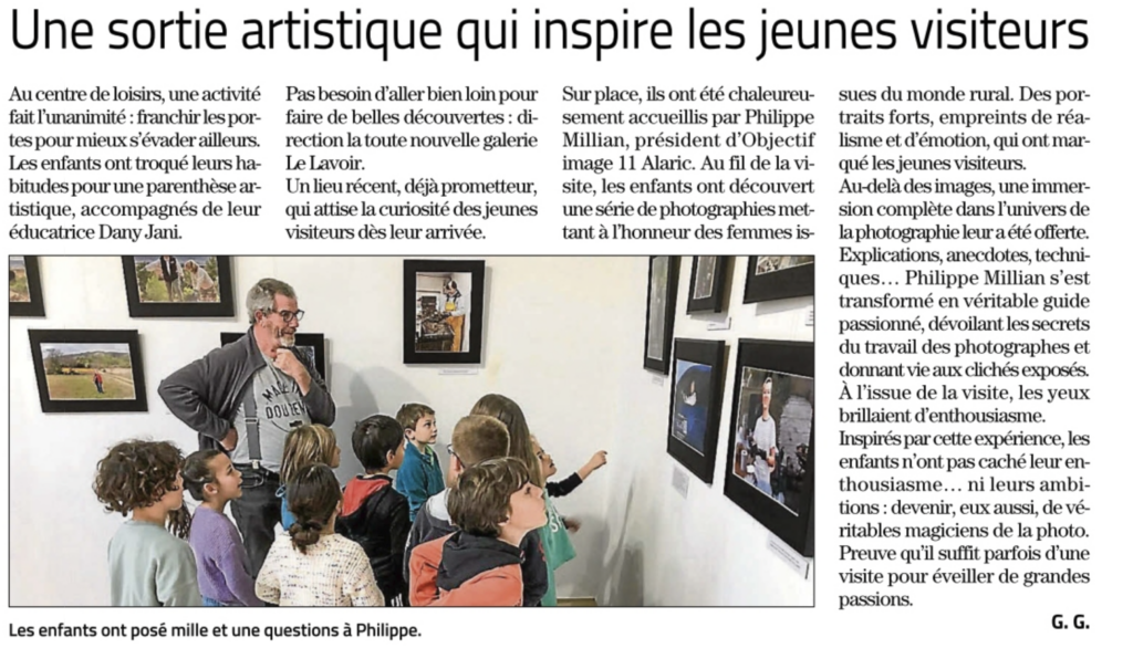 Visite expo Femmes rurales